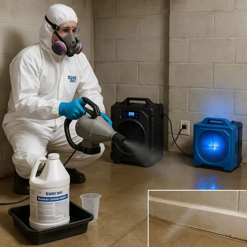 Sanitization and Odor Removal process in Orland Hills, IL