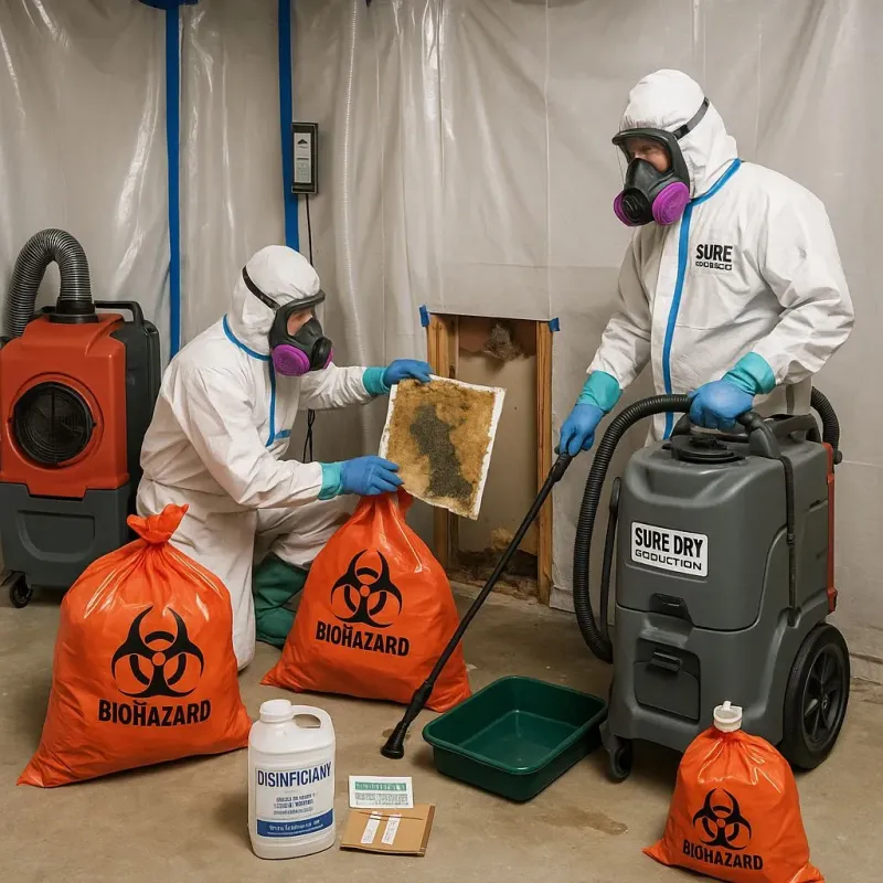 Contaminated Water Handling Protocols process in Orland Hills, IL