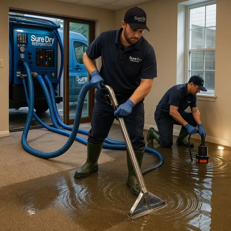 Water Extraction and Removal process in Orland Hills, IL